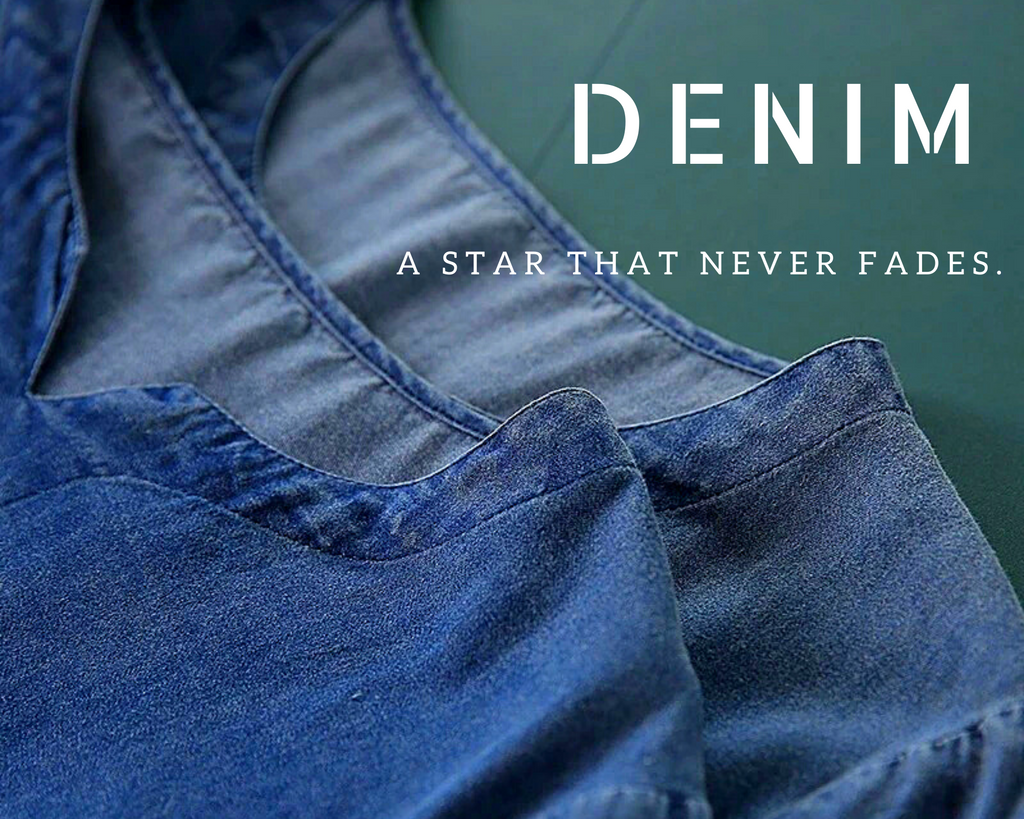 DENIM: The first choice in all-match clothing.