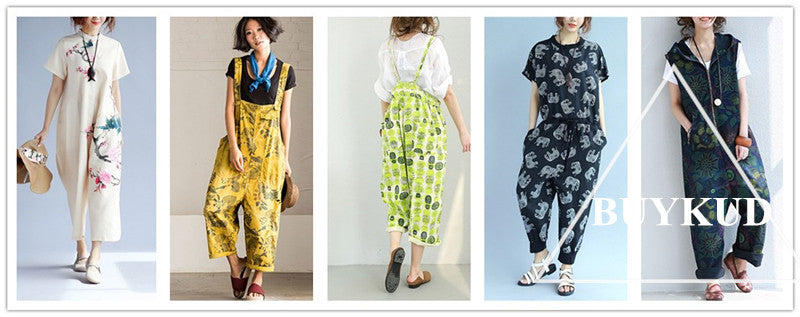 Dress in vintage style to return to the bygone eras. Be a vintage modern lady. Jumpsuits can be one of your choice.