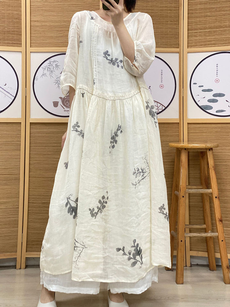 Women's Maxi Dresses Linen & Cotton Long Dresses | BUYKUD Women's Maxi Dresses Linen & Cotton Long Dresses | BUYKUD