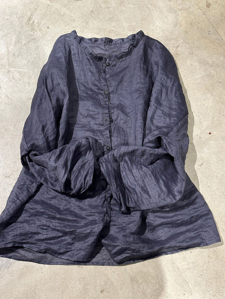 Oversized Fit Ramie Shirt