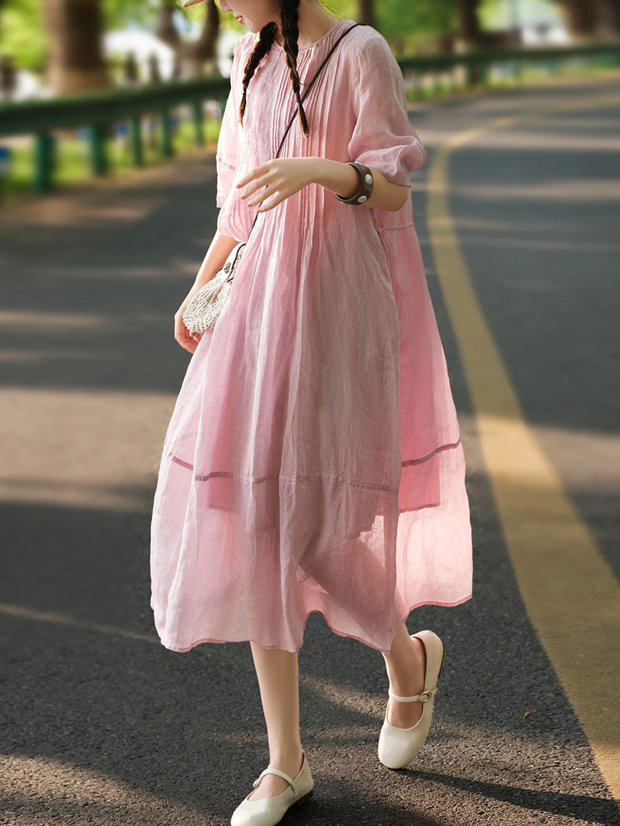 New Dresses Women's Vintage Linen & Cotton Dresses | BUYKUD New Dresses Women's Vintage Linen & Cotton Dresses | BUYKUD
