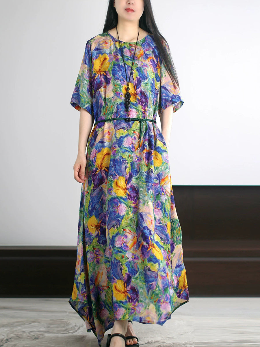 leo lin rayne appliqué floral maxi dress Rayna Appliqué Floral Maxi Dress main image 1