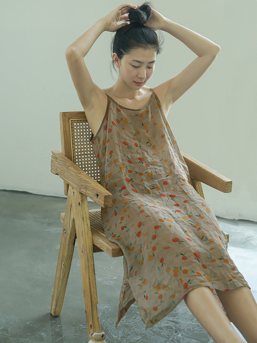 knee length vest dress Fifteen Twenty Elora Mixed Media Vest Dress - Oatmeal