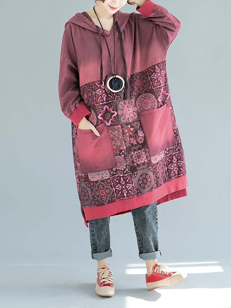 Women's Hooded Dresses  Linen & Cotton Dress with Hood | BUYKUD