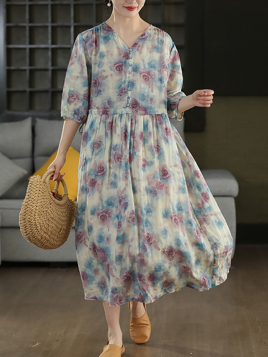 vintage summer midi dress Free People Vintage Summer Midi Dress in Stone Cold