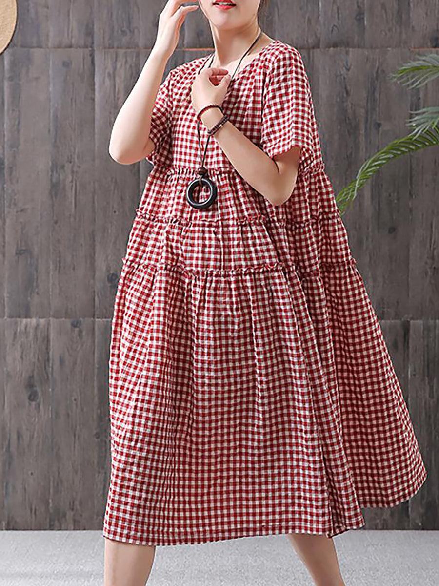 Plus Size Dresses, Cotton and Linen Dresses, Casual Loose Style Dresses BUYKUD Plus Size Dresses, Cotton and Linen Dresses, Casual Loose Style Dresses BUYKUD