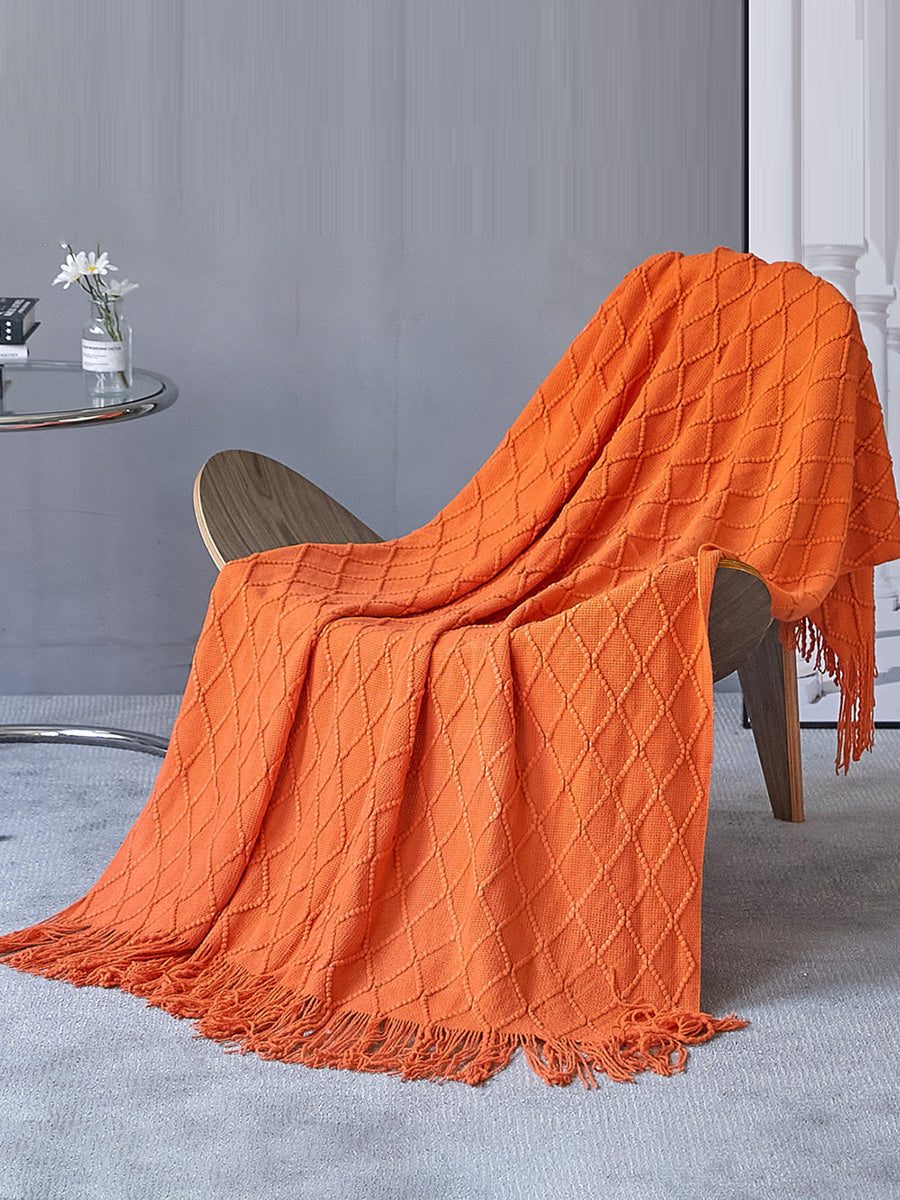 Summer Nap Knited Tassel Sofa Blanket – BUYKUD