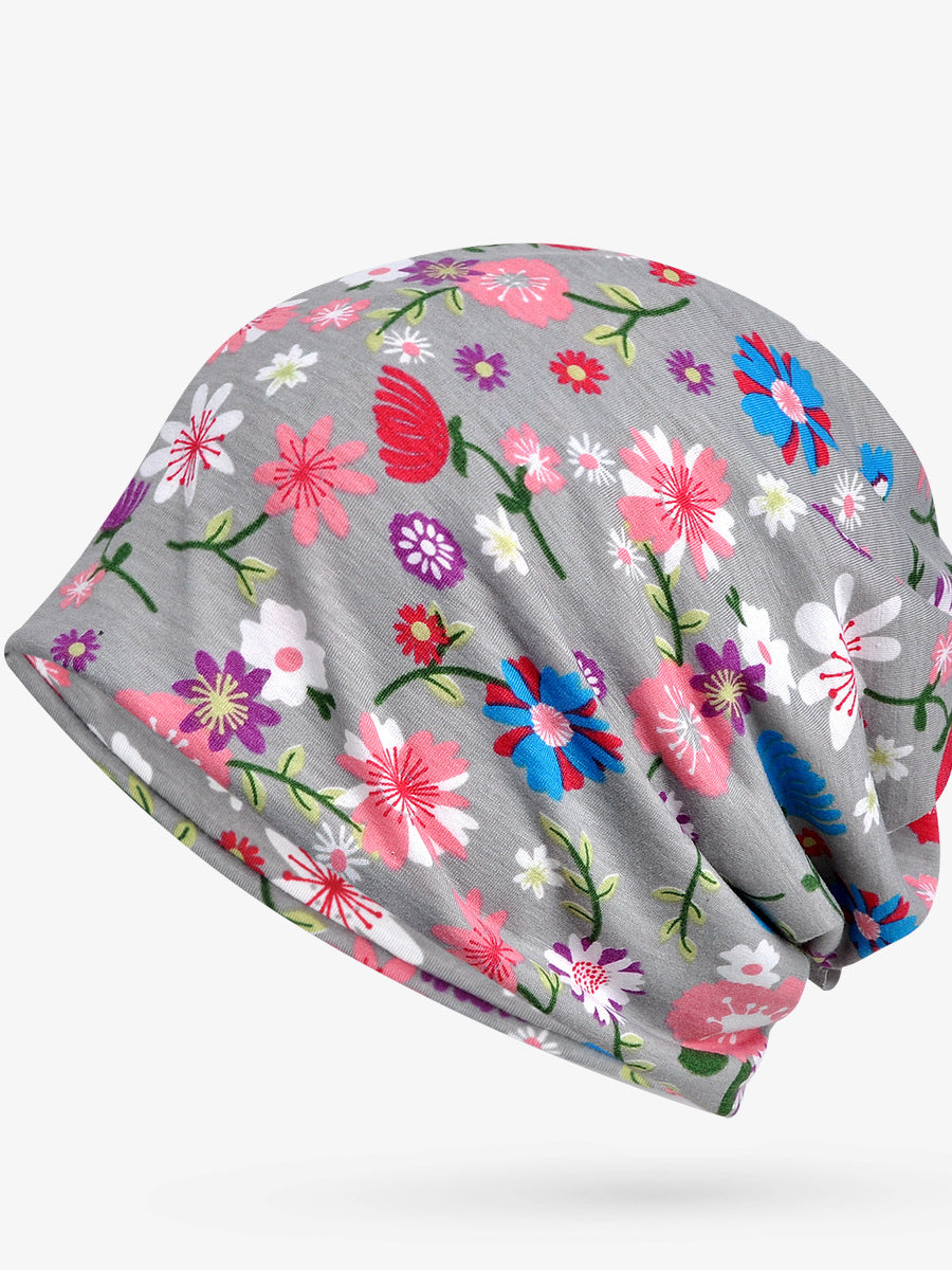 Spring Thin Women Adult Floral Prints Hat – BUYKUD
